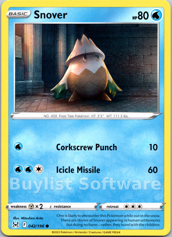 Snover (042/196) [Sword & Shield: Lost Origin]