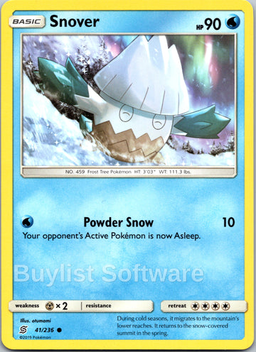 Snover [41/236] [Unified Minds] Reverse Holofoil