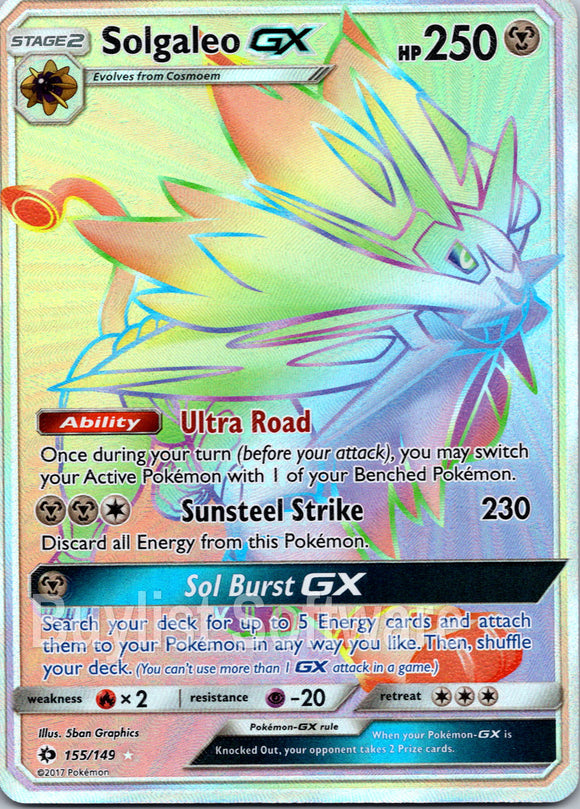 Solgaleo GX [155/149] [Sun & Moon Base Set] Holofoil