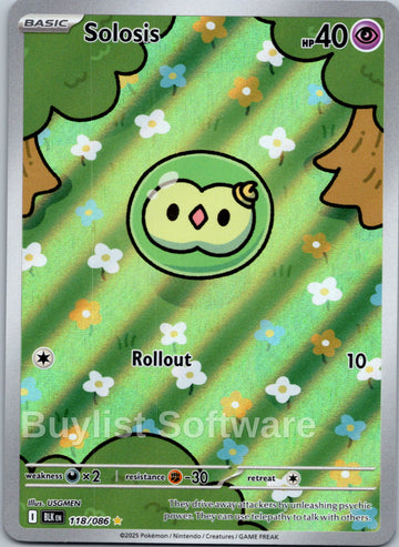 Solosis [118/086] [Black Bolt] Holofoil