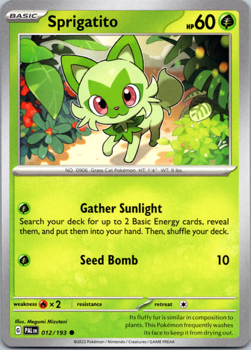 Sprigatito - 012/193 [012/193] [Paldea Evolved]