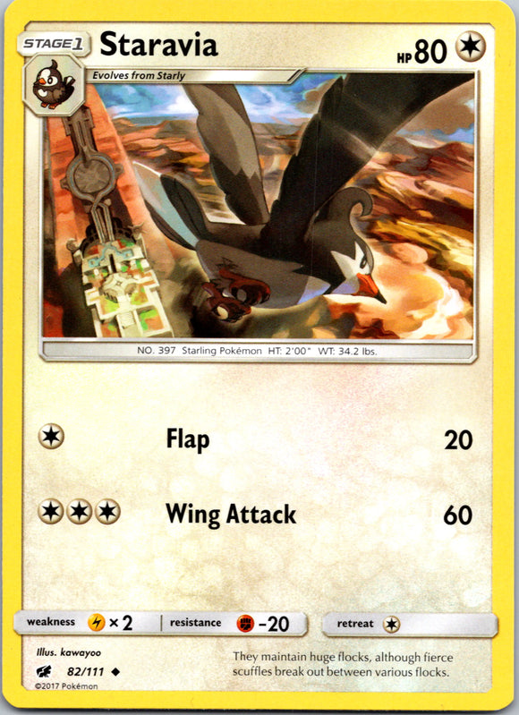 Staravia [82/111] [Crimson Invasion] Reverse Holofoil