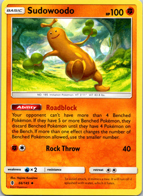 Sudowoodo [66/145] [Guardians Rising]
