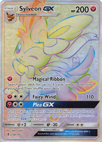 Sylveon GX (Secret) [158/145] [Guardians Rising] Holofoil