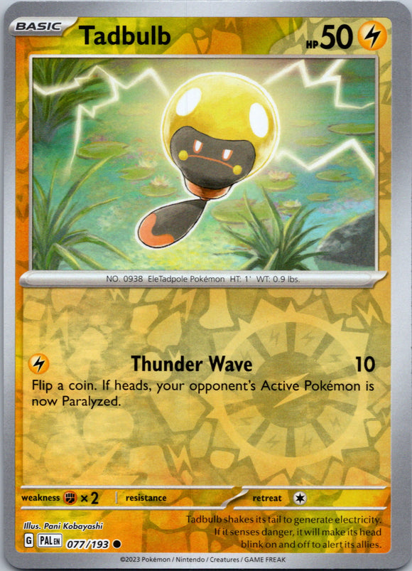 Tadbulb - 077/193 [077/193] [Paldea Evolved] Reverse Holofoil