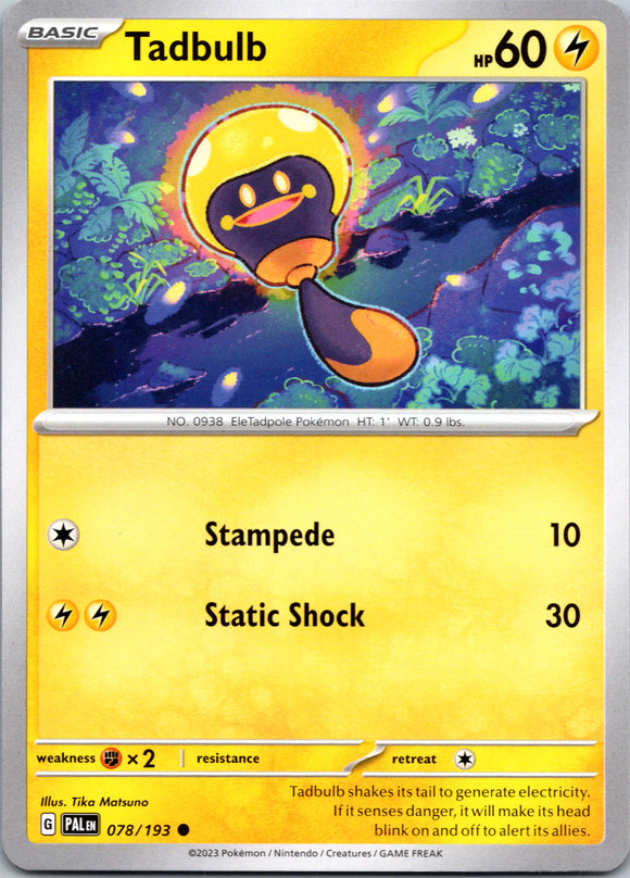 Tadbulb - 078/193 [078/193] [Paldea Evolved]