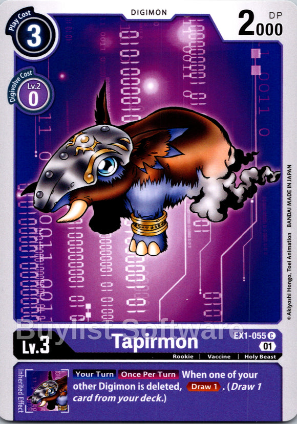 Tapirmon [EX1-055] [Classic Collection] Normal