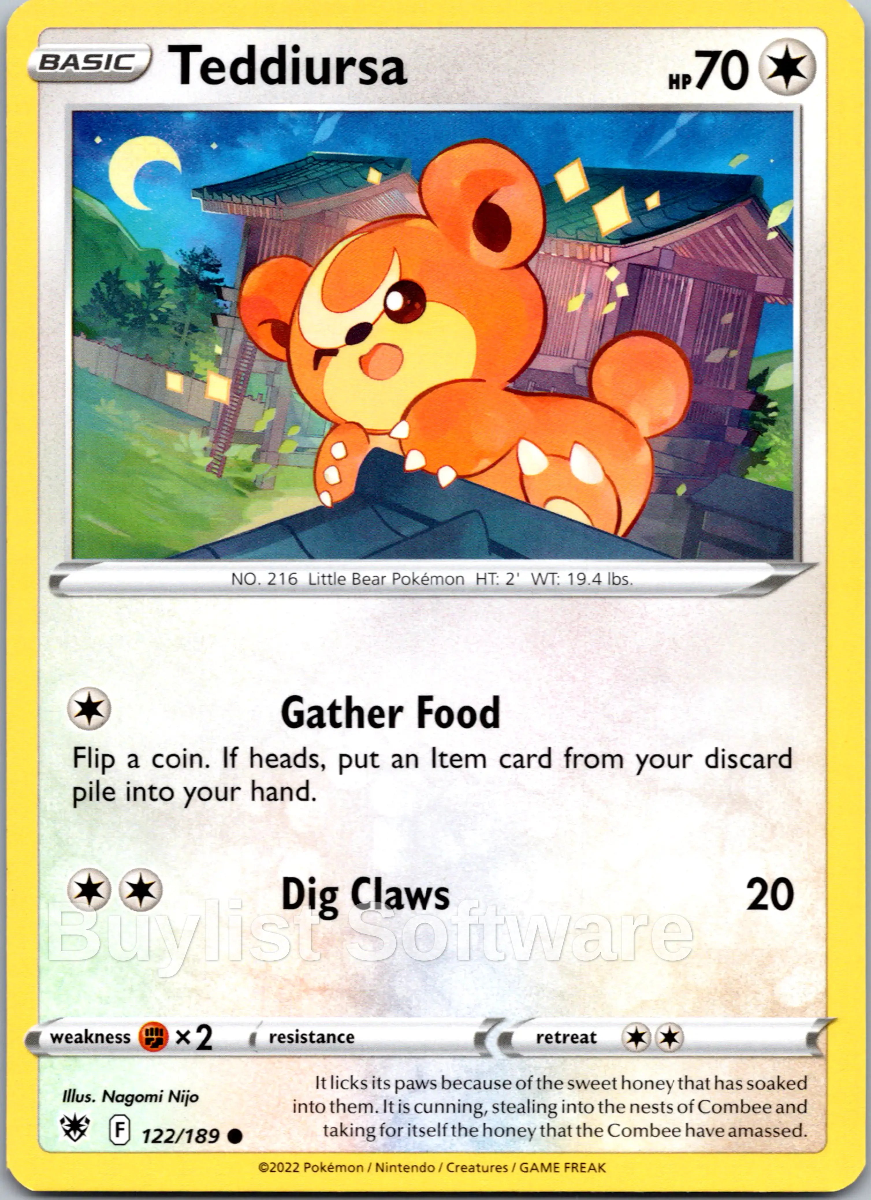 Teddiursa [122/189] [Astral Radiance]