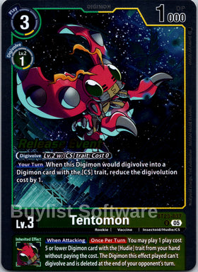Tentomon [BT23-037 U] [Hackers' Slumber Release Event Cards]