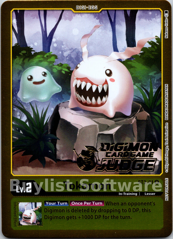Tokomon (Judge Pack 2) [ST3-01] [Starter Deck 03: Heaven's Yellow] Foil