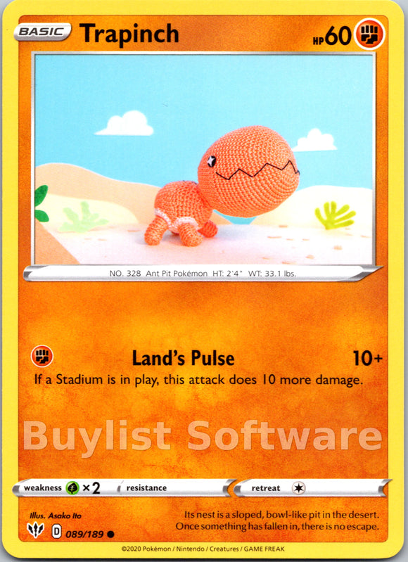 Trapinch (089/189) [SWSH03: Darkness Ablaze]