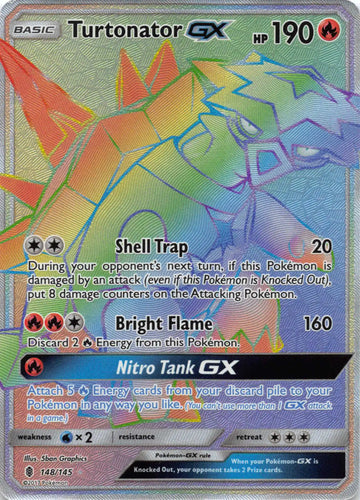 Turtonator GX (Secret) [148/145] [Guardians Rising] Holofoil