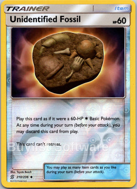 Unidentified Fossil [210/236] [Unified Minds] Reverse Holofoil