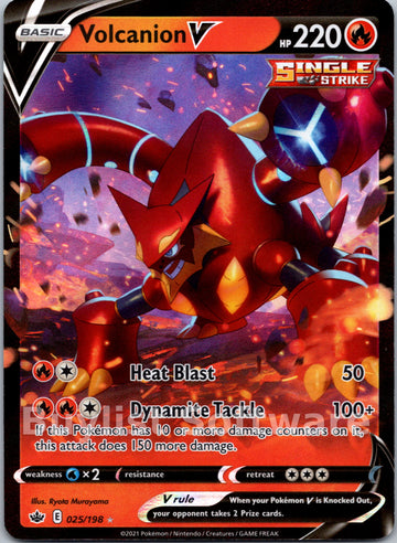 Volcanion V (025/198) [Sword & Shield: Chilling Reign]