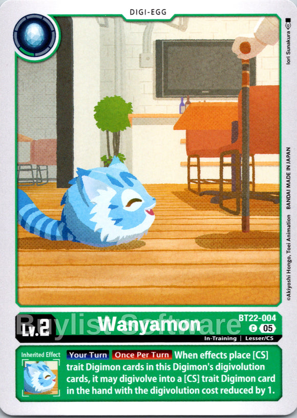 Wanyamon [BT22-004 C] [Cyber Eden]