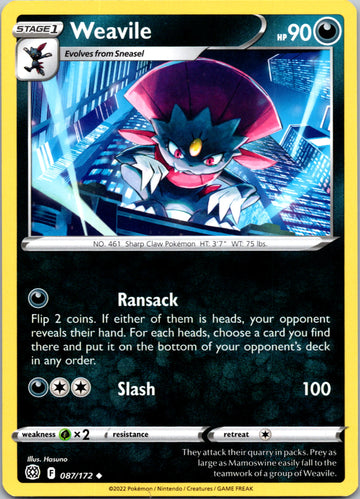 Weavile [087/172] [Brilliant Stars]