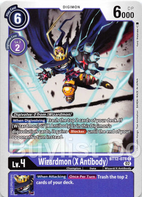 Wizardmon (X Antibody) [BT12-078 C] [Across Time]