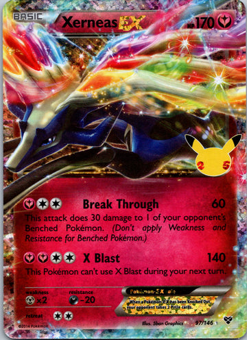 Xerneas EX [97/146] [Celebrations: Classic Collection] Holofoil