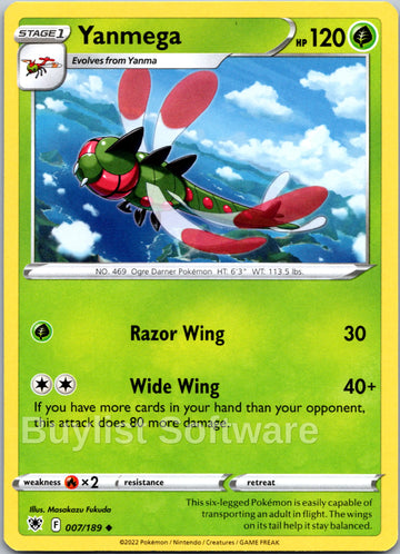 Yanmega [007/189] [Astral Radiance]