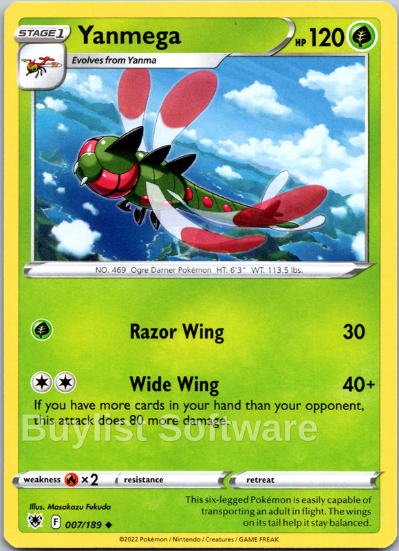 Yanmega [007/189] [Astral Radiance]