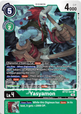 Yasyamon [BT12-051] [Across Time] Normal