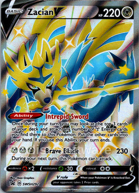 Zacian V (Shiny) [SWSH292] [Sword & Shield Promo Cards] Holofoil