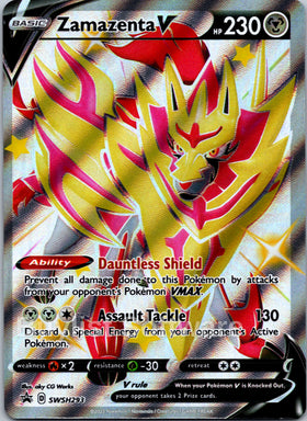 Zamazenta V (Shiny) [SWSH293] [Sword & Shield Promo Cards] Holofoil