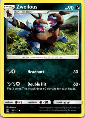 Zweilous [61/111] [Crimson Invasion] Reverse Holofoil