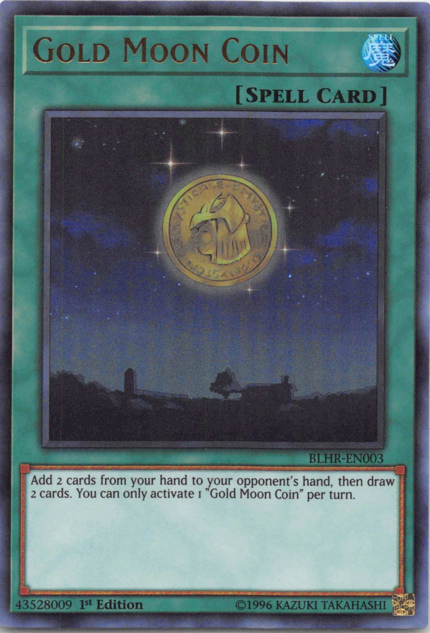 Gold Moon Coin [BLHR-EN003] Ultra Rare