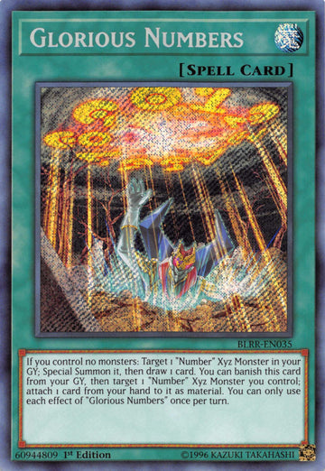 Glorious Numbers [BLRR-EN035] Secret Rare