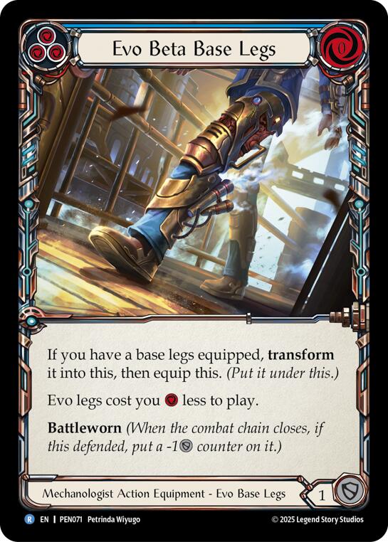 Evo Beta Base Legs (Blue)