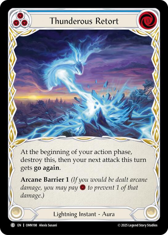 Thunderous Retort (Blue)