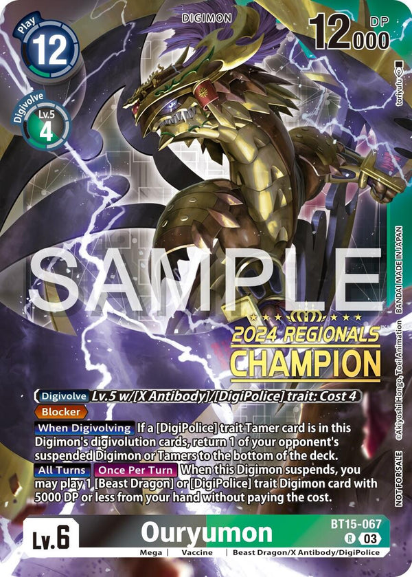 Ouryumon (2024 Regionals Champion)