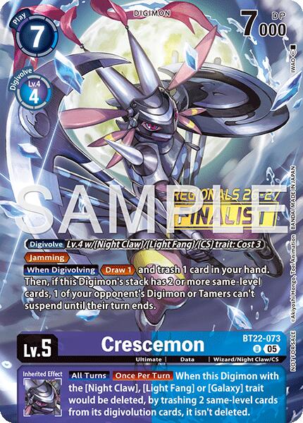 Crescemon (Regionals 26-27 Season 1 Finalist)