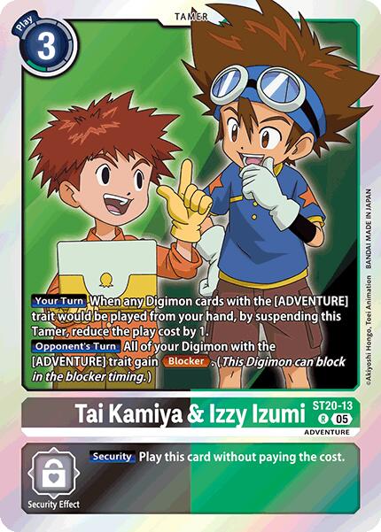 Tai Kamiya & Izzy Izumi
