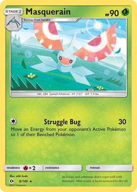 Masquerain [8/149] [Sun & Moon Base Set]