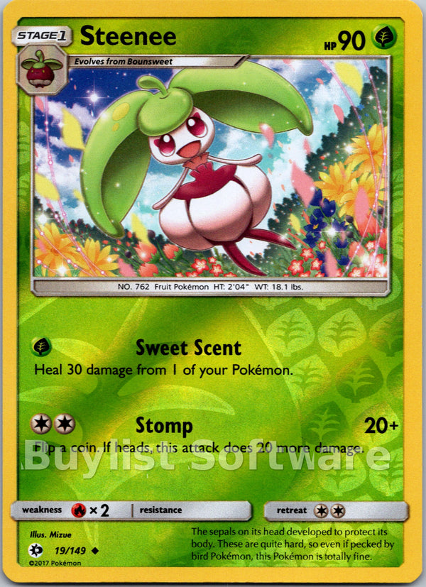 Steenee [19/149] [Sun & Moon Base Set] Reverse Holofoil
