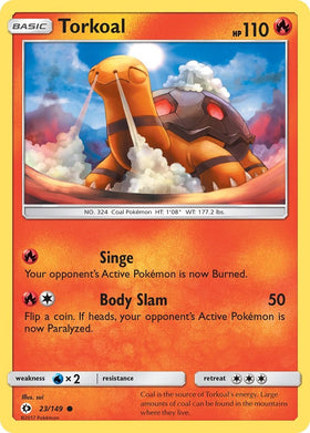 Torkoal [23/149] [Sun & Moon Base Set]