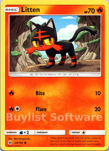 Litten [24/149] [Sun & Moon Base Set]