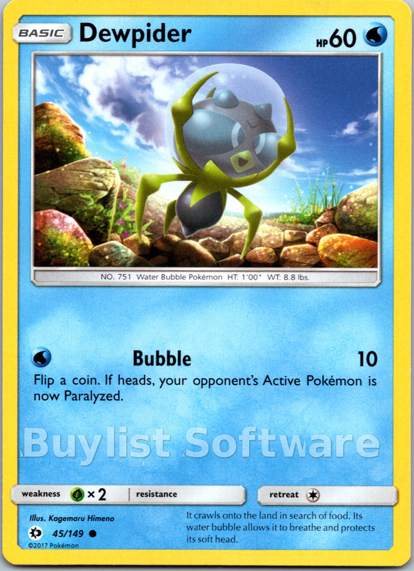 Dewpider [45/149] [Sun & Moon Base Set]