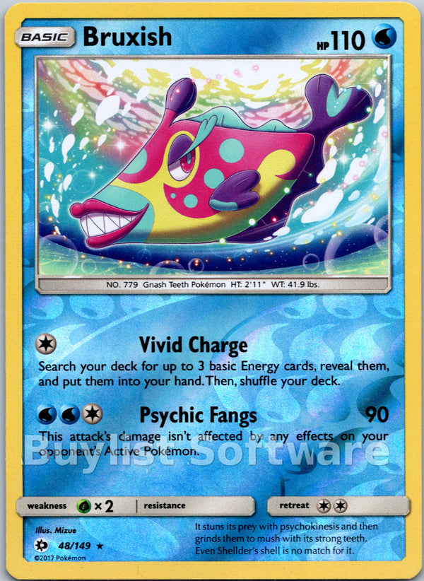 Bruxish [48/149] [Sun & Moon Base Set] Reverse Holofoil