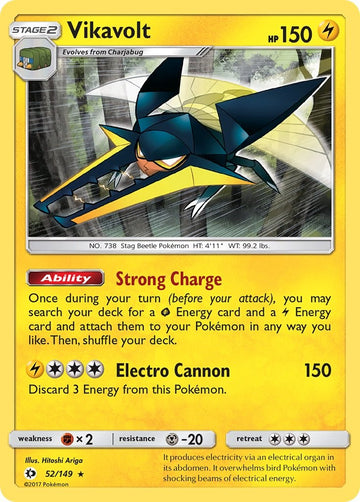 Vikavolt [52/149] [Sun & Moon Base Set] Holofoil