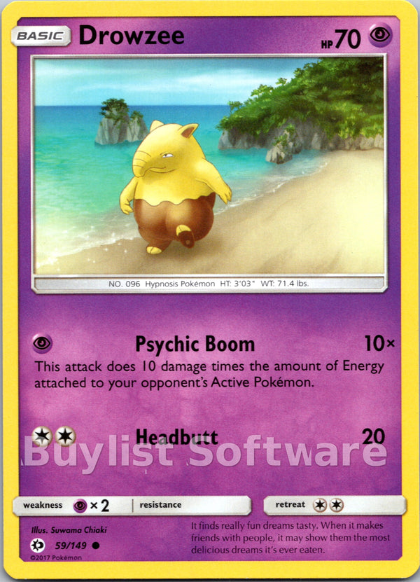 Drowzee [59/149] [Sun & Moon Base Set] Reverse Holofoil