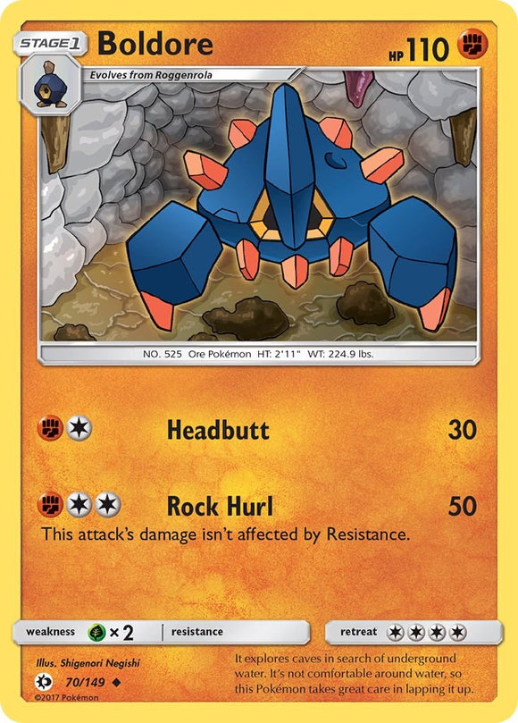 Boldore [70/149] [Sun & Moon Base Set] Reverse Holofoil