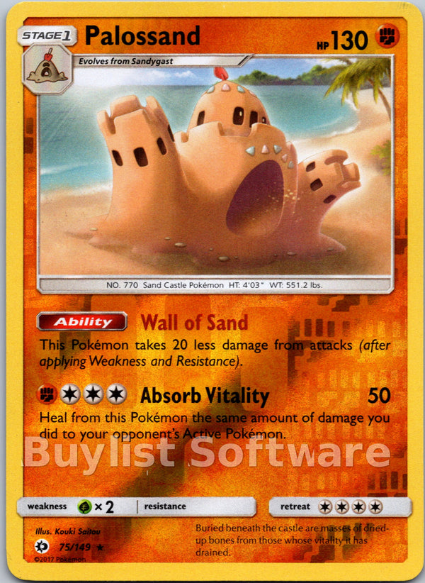 Palossand [75/149] [Sun & Moon Base Set] Reverse Holofoil