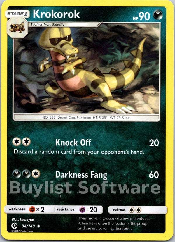 Krokorok [84/149] [Sun & Moon Base Set]