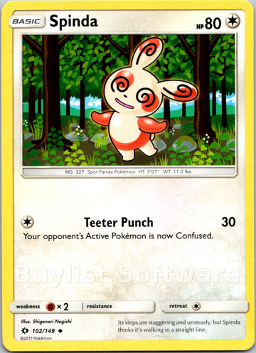 Spinda [102/149] [Sun & Moon Base Set]