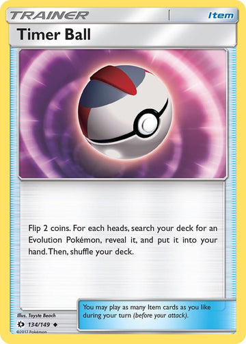 Timer Ball [134/149] [Sun & Moon Base Set]
