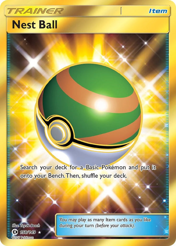 Nest Ball [158/149] [Sun & Moon Base Set] Holofoil