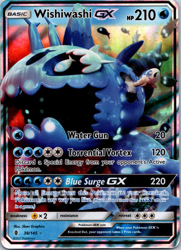 Wishiwashi GX [38/145] [Guardians Rising] Holofoil